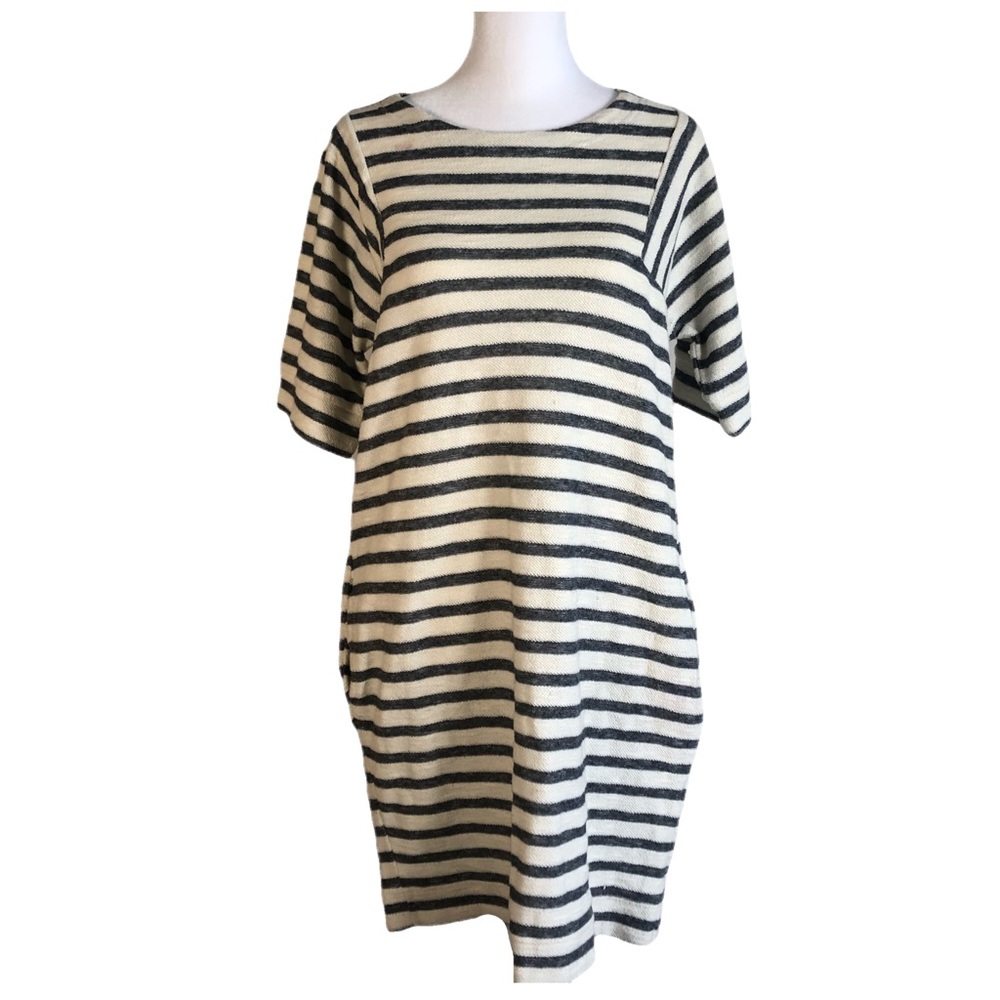 Banana Republic Striped Terry Cloth Dress